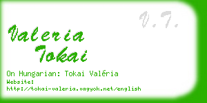 valeria tokai business card